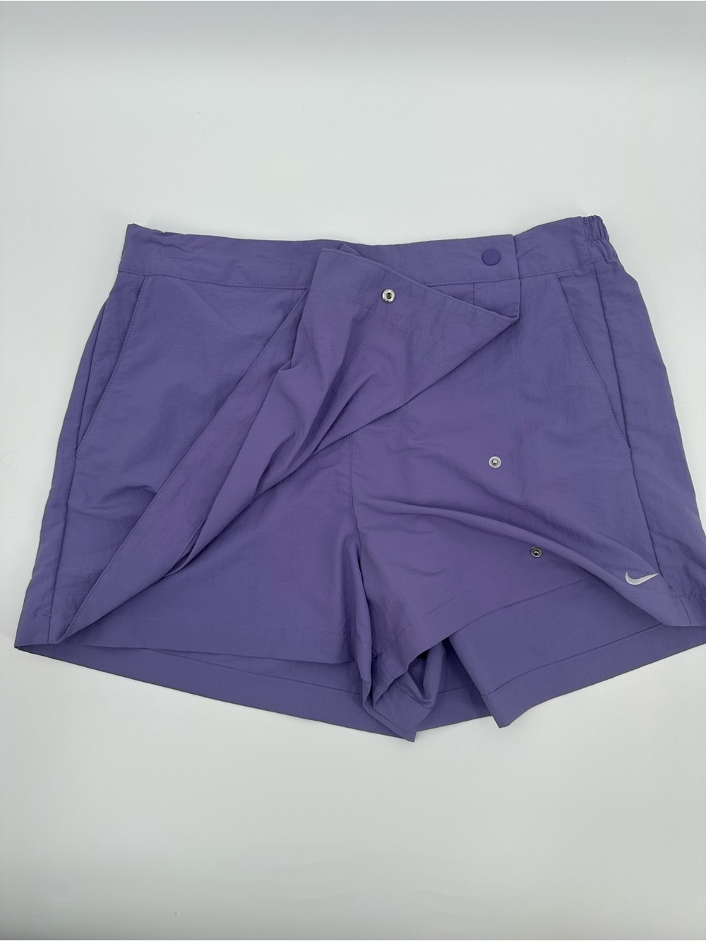 Nike Dri-FIT Women's Lavender Golf Skort Size L Snap Front Wrap Style NWT 1279 - Picture 6 of 9